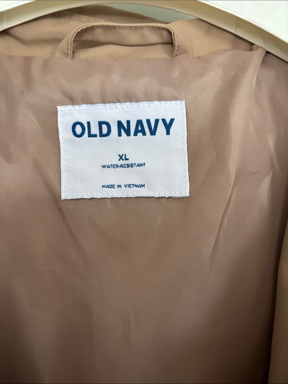 Old Navy Women's Camel Single-Breasted Trench Coat - Picture 2 of 3